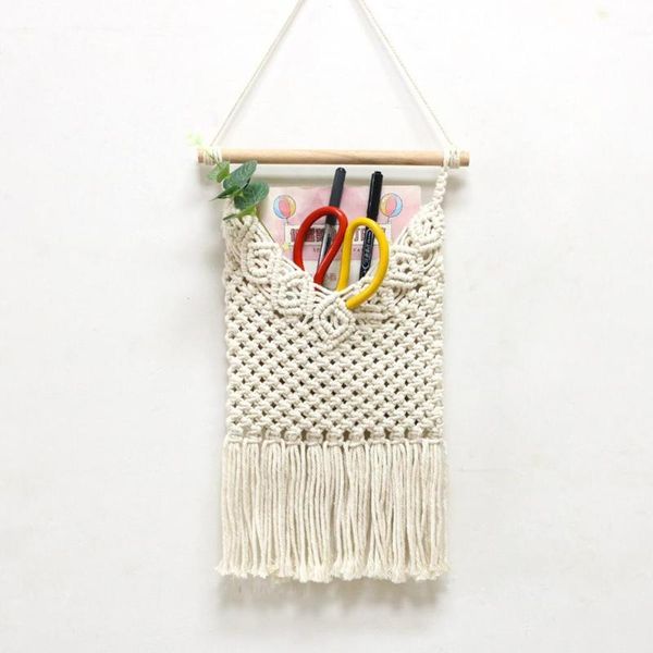 storage bags hand-woven net bag hanging magazine organizer home decor basket decoration
storage bags hand-woven net bag hanging magazine organizer home decor basket decoration