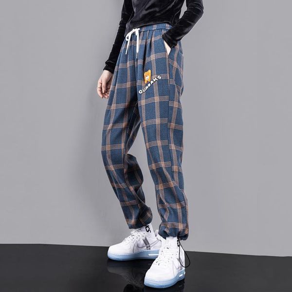 women's pants & capris autumn winter plus velet plaid casual women fashion hing wasit drwastring loose trousers thick warm jogging pant, Black;white
women's pants & capris autumn winter plus velet plaid casual women fashion hing wasit drwastring loose trousers thick warm jogging pant, Black;white