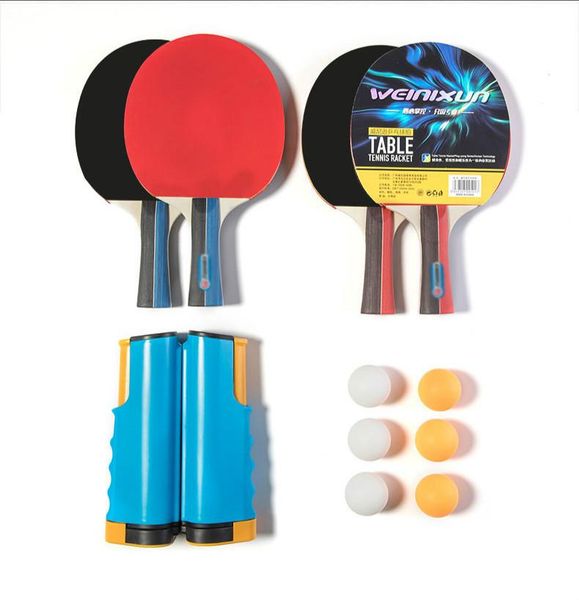 table tennis racket set 4 6 ball professional equipment setwith net frame retractable and portable package raquets
table tennis racket set 4 6 ball professional equipment setwith net frame retractable and portable package raquets