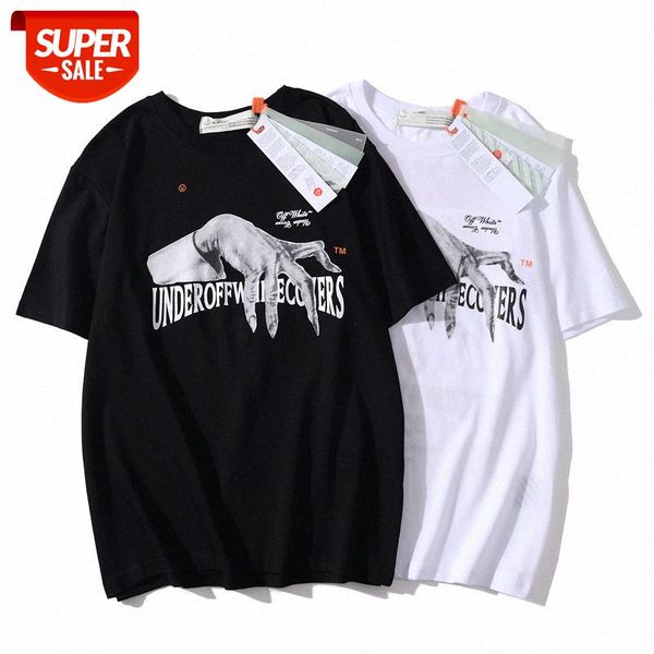 ow off short-sleeved t-shirt creative fun ghost hand casual wild men and women couple bottoming shirt #dz8c, White;black
ow off short-sleeved t-shirt creative fun ghost hand casual wild men and women couple bottoming shirt #dz8c, White;black