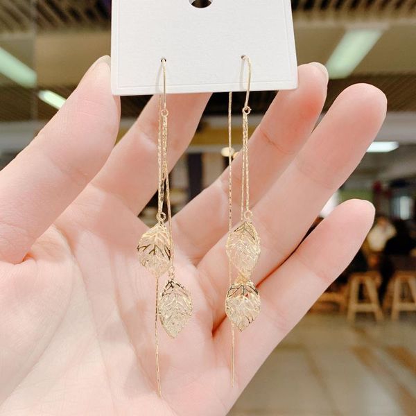 dangle & chandelier geometric hollow out leaves tassel earrings long ears line 2021 tide temperament o web celebrity, Silver
dangle & chandelier geometric hollow out leaves tassel earrings long ears line 2021 tide temperament o web celebrity, Silver