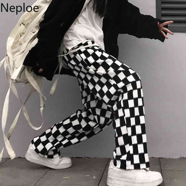 neploe pants for women harajuku checkerboard plaid ulzzang pants loose wide leg pant vintage high waist trousers femme pantalon 210422, Black;white
neploe pants for women harajuku checkerboard plaid ulzzang pants loose wide leg pant vintage high waist trousers femme pantalon 210422, Black;white