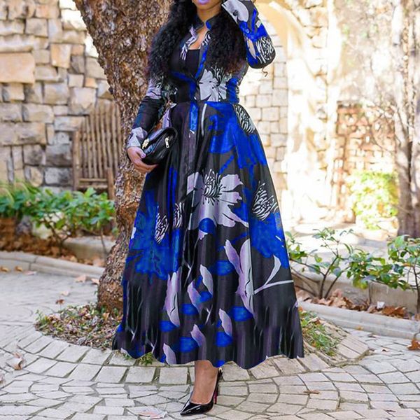 women vintage floral print long dress elegant long sleeve red retro plus size office lady 2021 autumn maxi shirt dresses new, White
women vintage floral print long dress elegant long sleeve red retro plus size office lady 2021 autumn maxi shirt dresses new, White