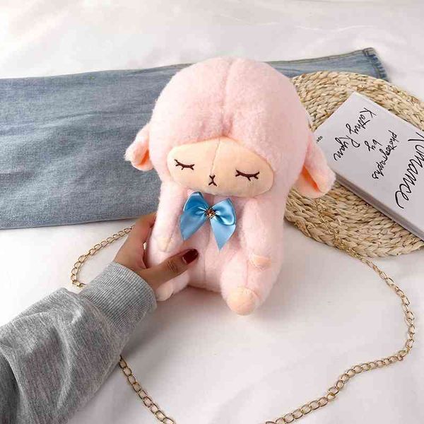 korean cartoon lamb plush student chain lovely shoulder 2021 new summer messenger bag
korean cartoon lamb plush student chain lovely shoulder 2021 new summer messenger bag