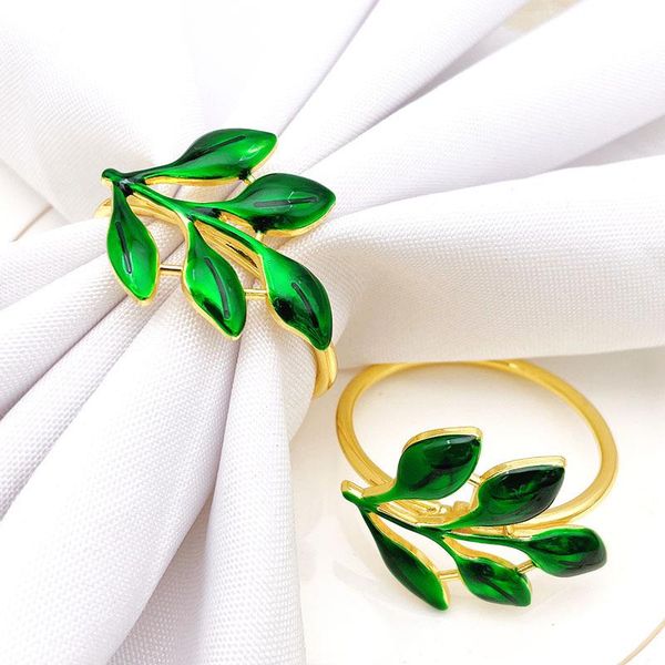 napkin rings 12pcs/lot green leaf buckle metal link day party deskdecoration ring
napkin rings 12pcs/lot green leaf buckle metal link day party deskdecoration ring