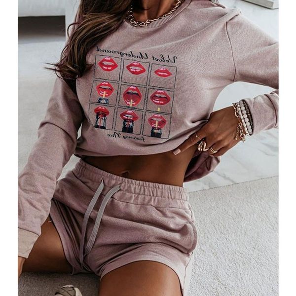 women's tracksuits mandylandy women shorts pants sets casual sweatshirts printing crew neck 2 piece outfits, Gray
women's tracksuits mandylandy women shorts pants sets casual sweatshirts printing crew neck 2 piece outfits, Gray