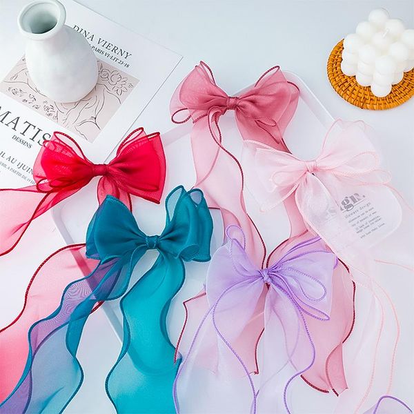 cute girl bow ribbon hair clips plain yarn baby barrettes ponytail weaving modelling diy accessories, Slivery;white
cute girl bow ribbon hair clips plain yarn baby barrettes ponytail weaving modelling diy accessories, Slivery;white