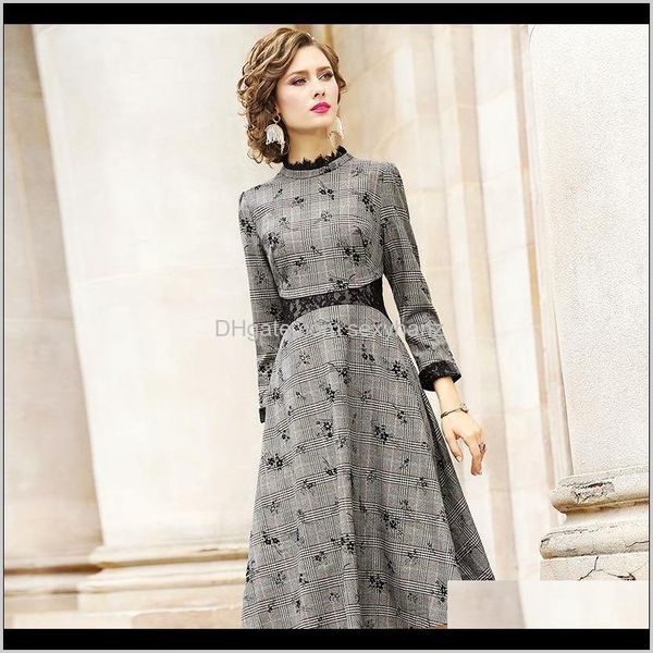 womens clothing apparel drop delivery 2021 superior quality spring vintage long large size slim casual dresses women womanliness winter lace, Black;gray
womens clothing apparel drop delivery 2021 superior quality spring vintage long large size slim casual dresses women womanliness winter lace, Black;gray
