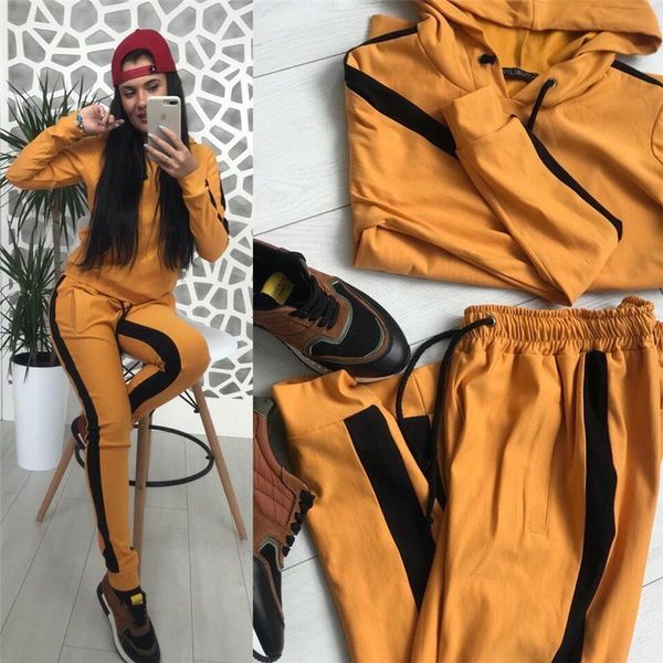 tracksuit two piece set autumn women tracksuits clothing sets side striped sweatshirt and pants sport jogger suit female casual outfits, Gray
tracksuit two piece set autumn women tracksuits clothing sets side striped sweatshirt and pants sport jogger suit female casual outfits, Gray