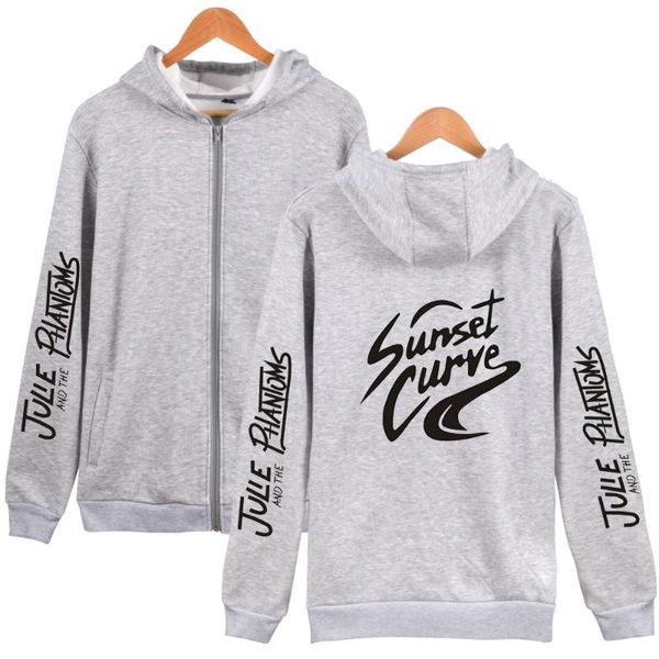 men's hoodies & sweatshirts men zipper julie and the phantoms women/men's long sleeve girl's sweatshirt jacket clothes plus s, Black
men's hoodies & sweatshirts men zipper julie and the phantoms women/men's long sleeve girl's sweatshirt jacket clothes plus s, Black