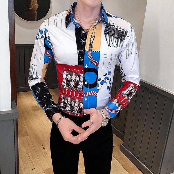 men's casual shirts long-sleeved shirt,spring and autumn fashion print korean style slim-fit british shirt mens long, White;black
men's casual shirts long-sleeved shirt,spring and autumn fashion print korean style slim-fit british shirt mens long, White;black