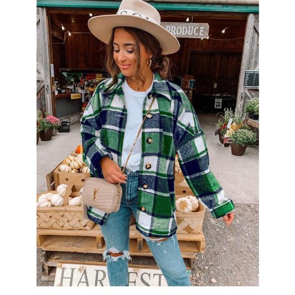 fashion women long sleeve plaid jacket autumn winter oversized coat loose outwear vintage elegant streetwear 3xl women's jackets, Black;brown
fashion women long sleeve plaid jacket autumn winter oversized coat loose outwear vintage elegant streetwear 3xl women's jackets, Black;brown