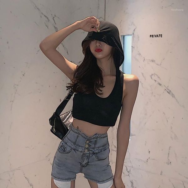 women's tanks & camis solid vest crop summer sleeveless hooded collar beach casual sports tank 1 o657, White
women's tanks & camis solid vest crop summer sleeveless hooded collar beach casual sports tank 1 o657, White