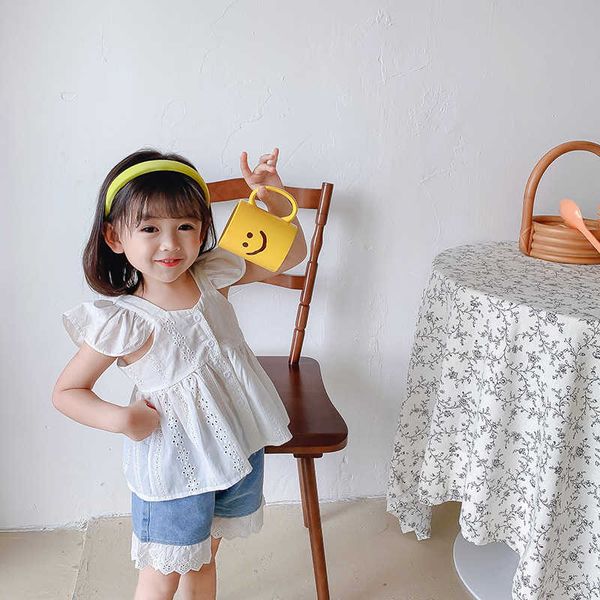 korean style girls summer sling backless sleeveless tees children cotton casual flying sleeve vest 210615, Blue
korean style girls summer sling backless sleeveless tees children cotton casual flying sleeve vest 210615, Blue