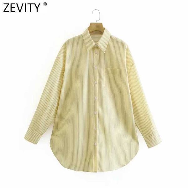 zevity women vintage single pocket yellow striped print loose smock blouse office lady business shirt chic blusas ls9030 210603, White
zevity women vintage single pocket yellow striped print loose smock blouse office lady business shirt chic blusas ls9030 210603, White