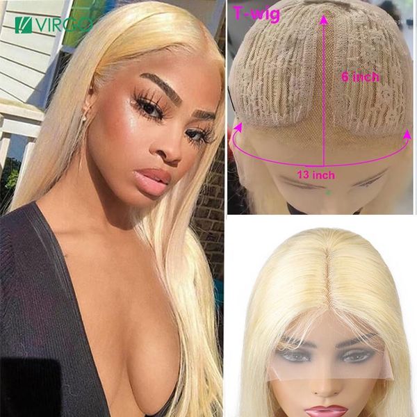 virgo t part blonde lace front wig 613 straight 13x6x1 hd transparent human hair wigs for women remy1, Black;brown
virgo t part blonde lace front wig 613 straight 13x6x1 hd transparent human hair wigs for women remy1, Black;brown