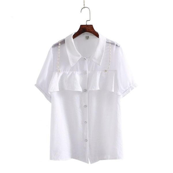 women's blouses & shirts plus size xl-4xl white pink blouse short sleeve chiffon ladies' elegant simple blusas oversized top
women's blouses & shirts plus size xl-4xl white pink blouse short sleeve chiffon ladies' elegant simple blusas oversized top