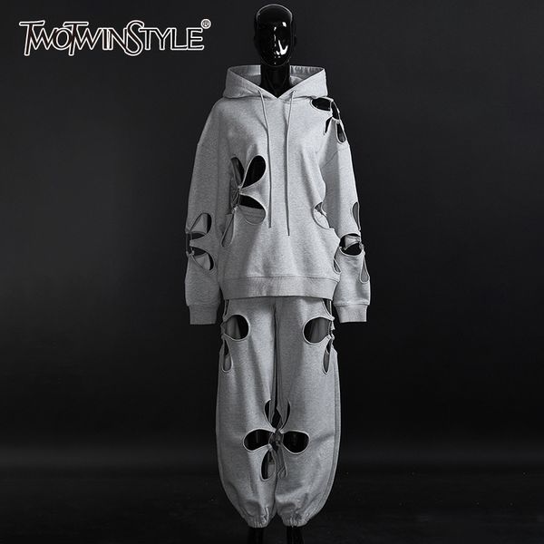 hollow out flowers two piece sets for female long sleeve with hat sweatershirt high waist loose trousers tide 210423, White
hollow out flowers two piece sets for female long sleeve with hat sweatershirt high waist loose trousers tide 210423, White