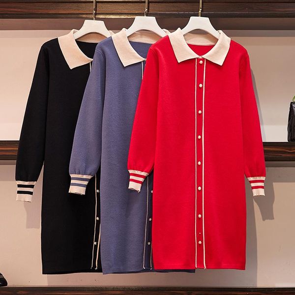 casual dresses large women's fat mm autumn and winter nail bead baby collar knitted dress sister's age-old bottomed wool, Black;gray
casual dresses large women's fat mm autumn and winter nail bead baby collar knitted dress sister's age-old bottomed wool, Black;gray