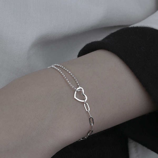 gumaoning girlfriends bracelet women's sweet cool style literature and art personality double layer stitching love bracelet, Golden;silver
gumaoning girlfriends bracelet women's sweet cool style literature and art personality double layer stitching love bracelet, Golden;silver