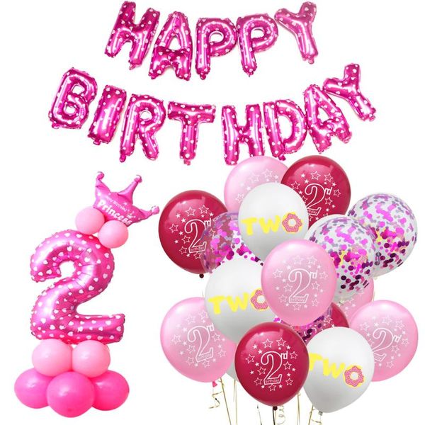 party decoration 2nd birthday blue pink confetti latex balloons kit baby boy girl 2st i am two 2 years old decorations
party decoration 2nd birthday blue pink confetti latex balloons kit baby boy girl 2st i am two 2 years old decorations