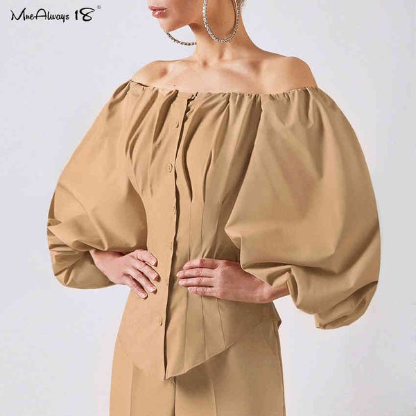 mnealways18 lantern sleeve elegant khaki blouse women party off shoulder ladies white black shirt cotton bodycon blouse
mnealways18 lantern sleeve elegant khaki blouse women party off shoulder ladies white black shirt cotton bodycon blouse