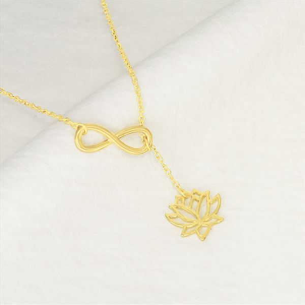 europe and the united states of eight lotus necklace female fashion joker adorn article friend a gift, Silver
europe and the united states of eight lotus necklace female fashion joker adorn article friend a gift, Silver