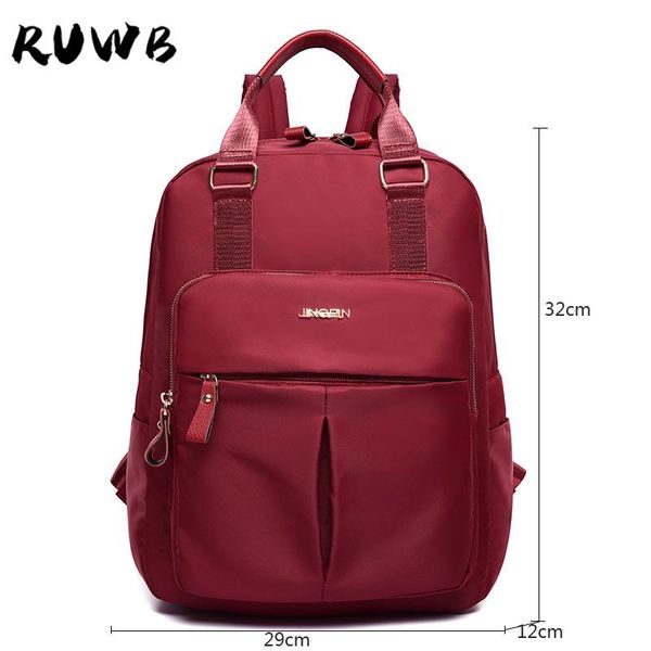 outdoor bags ruwb waterproof nylon women backpack zipper school for teenagers girls high capacity female multifunction rucksack
outdoor bags ruwb waterproof nylon women backpack zipper school for teenagers girls high capacity female multifunction rucksack