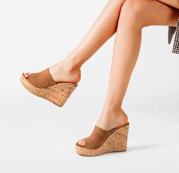 sandals women summer high heels slippers wedges shoes woman vintage pu close toe slides zapatos mujer chaussure femme, Black
sandals women summer high heels slippers wedges shoes woman vintage pu close toe slides zapatos mujer chaussure femme, Black