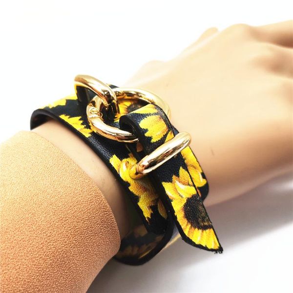 leopard sunflower summer beach jewelry leather yellow women bracelets fashion girl flower bangle female pineapple fruit jewelry, Golden;silver
leopard sunflower summer beach jewelry leather yellow women bracelets fashion girl flower bangle female pineapple fruit jewelry, Golden;silver
