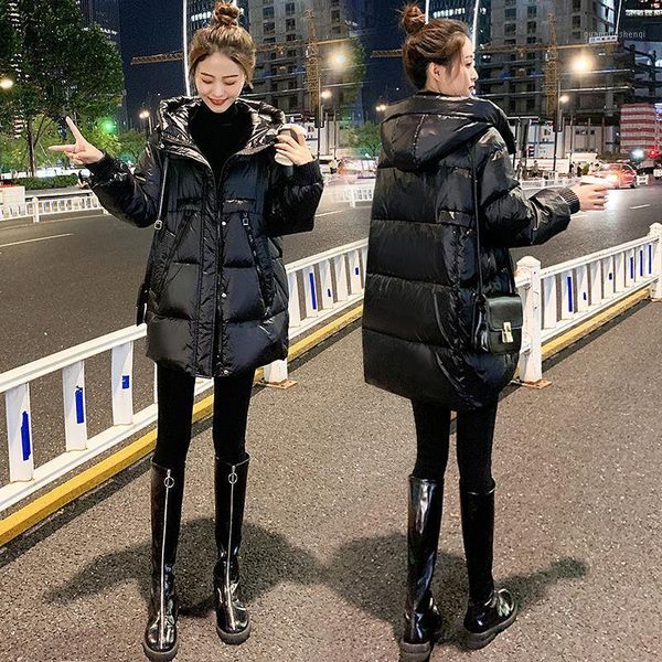 women's down & parkas 2021 women winter padded coats female cotton wadded jacket medium long ladiesthick warm hood quilt snow outwear q, Black
women's down & parkas 2021 women winter padded coats female cotton wadded jacket medium long ladiesthick warm hood quilt snow outwear q, Black