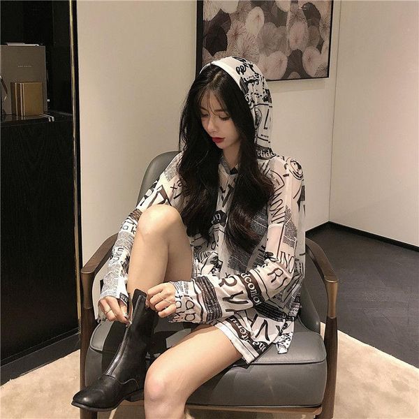 sunscreen women's 2021 graffiti print loose and thin versatile hooded back hollow t-shirt isn fashion, White
sunscreen women's 2021 graffiti print loose and thin versatile hooded back hollow t-shirt isn fashion, White