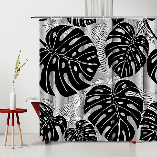 shower curtains black and white monstera curtain tropical plant exotic creative pattern polyester bathroom decor cloth bath
shower curtains black and white monstera curtain tropical plant exotic creative pattern polyester bathroom decor cloth bath
