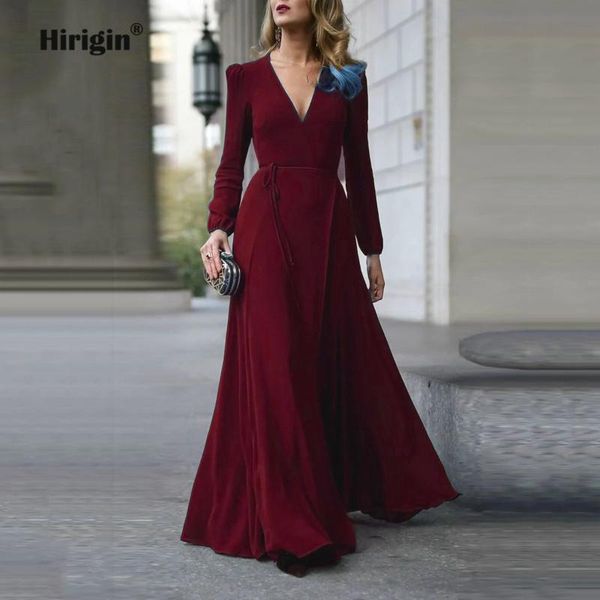 elegant vestidos 2021 full sleeve dress women formal maxi deep v neck evening party blank autumn winter prom gown casual dresses, Black;gray
elegant vestidos 2021 full sleeve dress women formal maxi deep v neck evening party blank autumn winter prom gown casual dresses, Black;gray