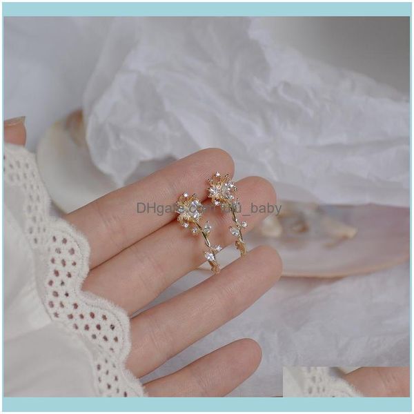 jewelrykoreas design fashion exquisite golden zircon semicircle flower leaf winding earrings elegant women hoop & hie drop delivery 2021 qc7, Golden;silver
jewelrykoreas design fashion exquisite golden zircon semicircle flower leaf winding earrings elegant women hoop & hie drop delivery 2021 qc7, Golden;silver