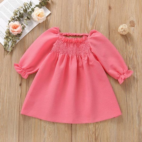 girl's dresses bobora baby girl dress toddler long sleeve infant princess cute spring autumn girls clothes, Red;yellow