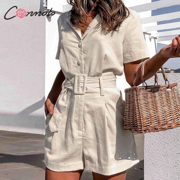 conmoto button belt tie summer plusysuits romper women causal linen beach playsuits romper white beach short jumpsuit romper, Black;white
conmoto button belt tie summer plusysuits romper women causal linen beach playsuits romper white beach short jumpsuit romper, Black;white