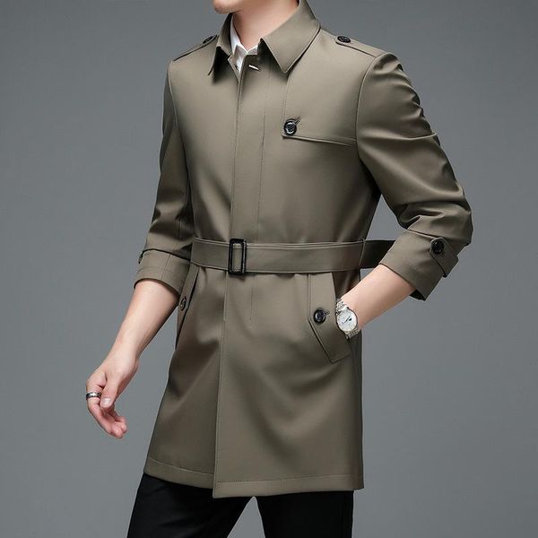 men's trench coats 2021 autumn big-name solid color windbreaker male mid-length plus size korean with single-breasted, Tan;black
men's trench coats 2021 autumn big-name solid color windbreaker male mid-length plus size korean with single-breasted, Tan;black