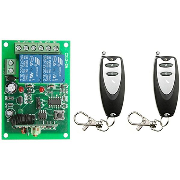 smart home control 433mhz universal wireless remote dc 12v 24v 2ch rf relay and transmitter garage gate light fan diy
smart home control 433mhz universal wireless remote dc 12v 24v 2ch rf relay and transmitter garage gate light fan diy