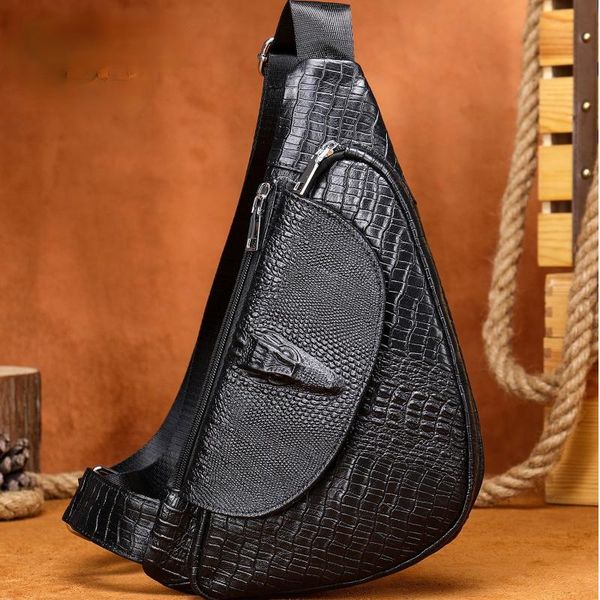 waist bags crocodile pattern men's chest bag messenger outdoor sports leather casual satchel
waist bags crocodile pattern men's chest bag messenger outdoor sports leather casual satchel