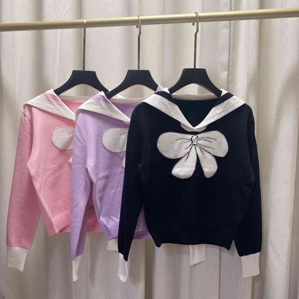 fashion women sweater shirt wool knit designer bow letter logo brand round neck pullover jacket sweaters single womens long sleeve casual ho, White;black
fashion women sweater shirt wool knit designer bow letter logo brand round neck pullover jacket sweaters single womens long sleeve casual ho, White;black