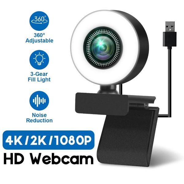 webcams 1080p/2k/4k hd webcam usb computer web camera built-in noise reduction mic &led fill light cam
webcams 1080p/2k/4k hd webcam usb computer web camera built-in noise reduction mic &led fill light cam