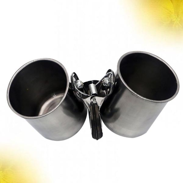 other bird supplies 2pcs stainless steel birds food water bowl drinking feeding cup parrot feeder (clip cup)
other bird supplies 2pcs stainless steel birds food water bowl drinking feeding cup parrot feeder (clip cup)