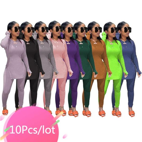 women's tracksuits 10pcs bulk items wholesale lots casaul women two piece set solid tshirt joggers pants stretch sportsuit fall clothes, Gray
women's tracksuits 10pcs bulk items wholesale lots casaul women two piece set solid tshirt joggers pants stretch sportsuit fall clothes, Gray