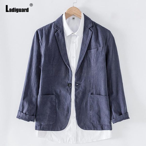 men's suits & blazers cotton linen lapel collar retro jacket men clothing 2021 single button outerwear autumn pocket design, White;black
men's suits & blazers cotton linen lapel collar retro jacket men clothing 2021 single button outerwear autumn pocket design, White;black