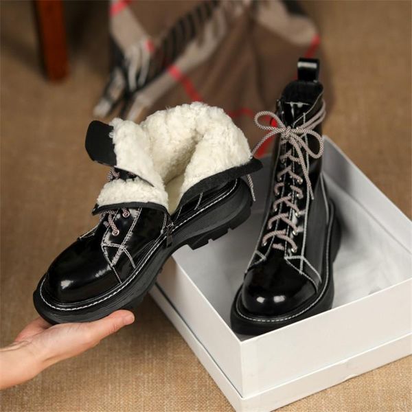 boots pxelena luxury natural real wool fur snow women split leather chunky heels platform winter warm plush boot 34-42, Black
boots pxelena luxury natural real wool fur snow women split leather chunky heels platform winter warm plush boot 34-42, Black