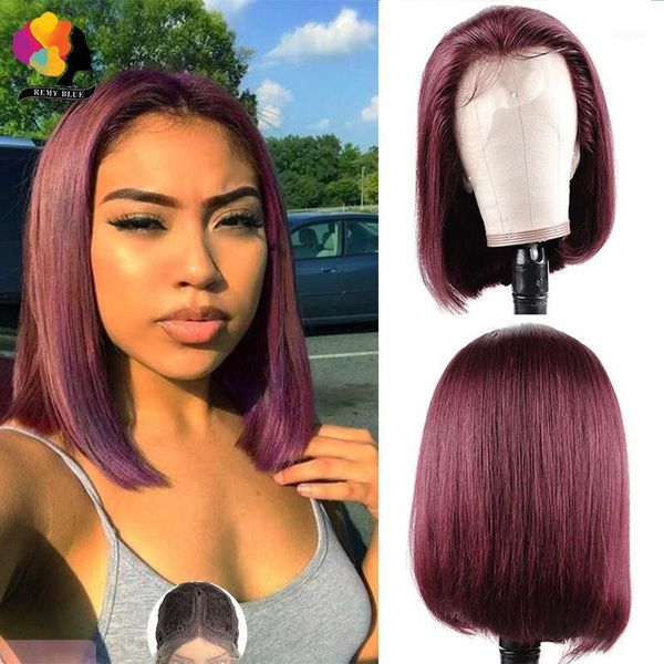 remyblue #30 honey 13*1 straight short bob lace part human hair brazilian wig 99j burgundy 150% pre-plucked remy wig1, Black;brown
remyblue #30 honey 13*1 straight short bob lace part human hair brazilian wig 99j burgundy 150% pre-plucked remy wig1, Black;brown