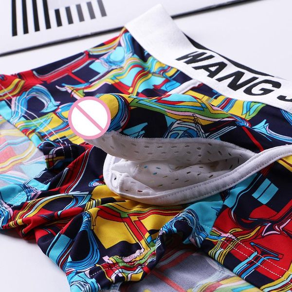 underpants 3pcs/lot men's underwear boxer panties breathable ice silk boxers printing shorts cock separation pantie, Black;white
underpants 3pcs/lot men's underwear boxer panties breathable ice silk boxers printing shorts cock separation pantie, Black;white