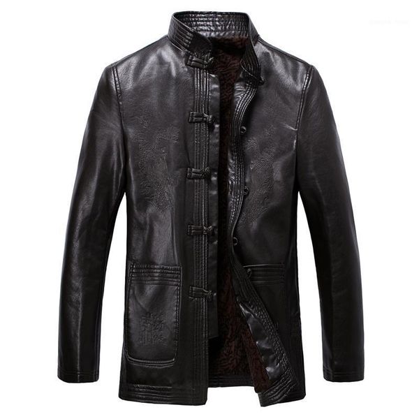 style winter leather jacket for men l-4xl 3xl stand collar warm thick faux men's fur &, Black
style winter leather jacket for men l-4xl 3xl stand collar warm thick faux men's fur &, Black