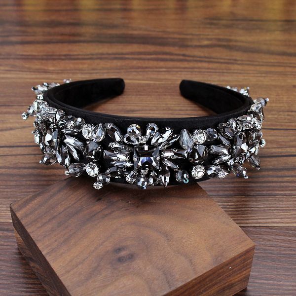 handmade hair accessories baroque luxury black crystal and beads hairband rhinestone women crown headbands for wedding party, Slivery;golden
handmade hair accessories baroque luxury black crystal and beads hairband rhinestone women crown headbands for wedding party, Slivery;golden